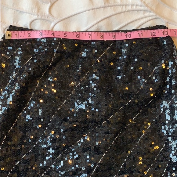 Précis Petite Blk Sequin with swirl pattern skirt - Picture 11 of 11